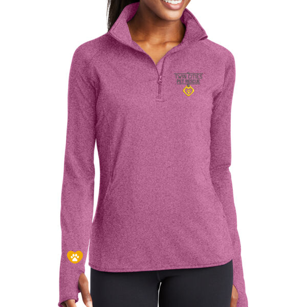 Sport-Tek Ladies Sport-Wick Stretch 1/2-Zip Pullover - Embroidered & Printed Logos Thumbnail