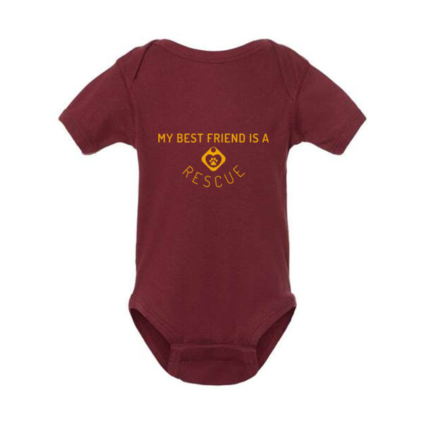 Rabbit Skins - Infant Baby Rib Bodysuit - Printed Logo Thumbnail