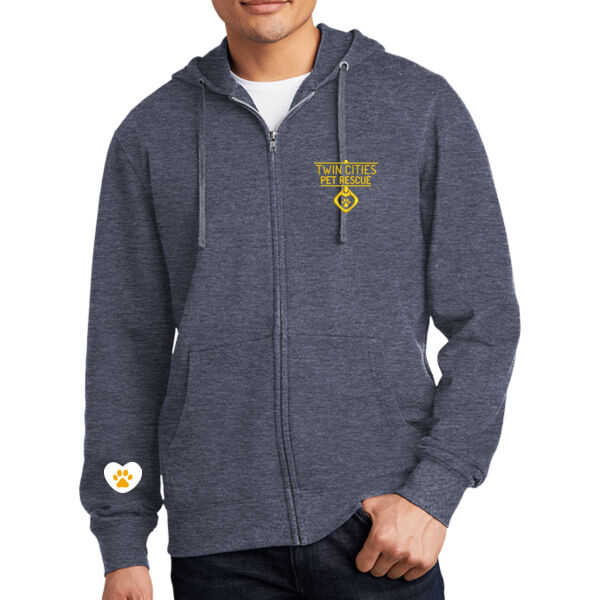 District V.I.T. Fleece Full-Zip Hoodie - Embroidered & Printed Logos Thumbnail