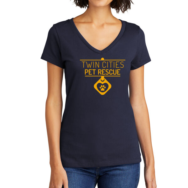 District Women's Very Important Tee V-Neck - Printed Logos Thumbnail