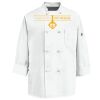 Eight Knot Button Chef Coat with Thermometer Pocket Thumbnail