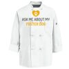 Eight Knot Button Chef Coat with Thermometer Pocket Thumbnail