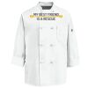 Eight Knot Button Chef Coat with Thermometer Pocket Thumbnail