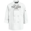 Eight Knot Button Chef Coat with Thermometer Pocket Thumbnail